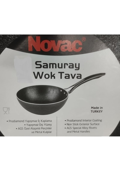 32 Cm Wok Tava Prodiamond Yapışmaz Lüks Diğer