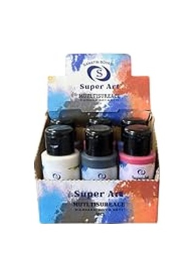 Superart Akrilik Kumaş Boya Seti 6'lı 6x50 Ml 0,15 L
