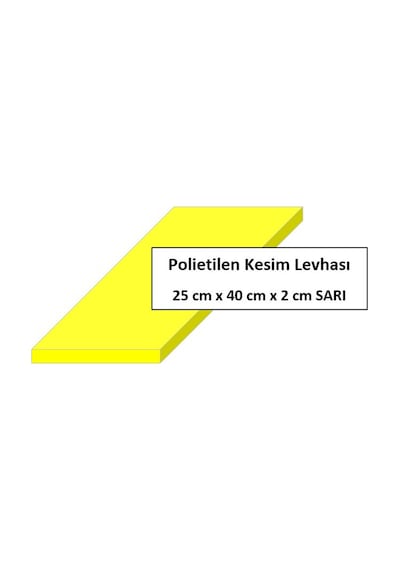 40X60X4 Polietilen Kesim Levhası Kırmızı