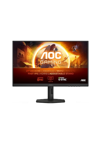 AOC Q27G4XF 27" 180 Hz 0.5 ms Adaptive-Sync QHD Fast IPS HDR10 Oyuncu Monitörü(Ölü Pixel)
