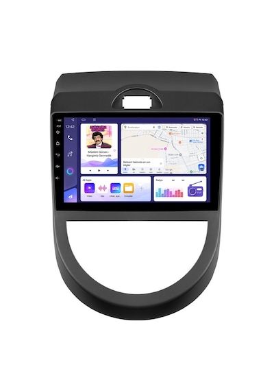 Kia Soul 2011-2013 Android Multimedya Carplay Android Auto Navigasyon Kameralı 6gb Ram 64gb 9"