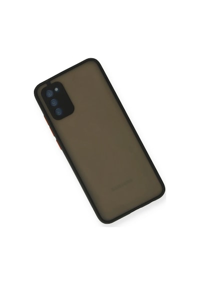 Samsung Uyumlu Galaxy A03s Kılıf Montreal Silikon Kapak - Siyah 0.2M-Çok Renkli