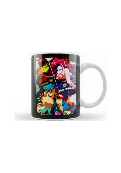 Tengen Toppa Gurren Lagann Kupa Bardak Porselen Karışık