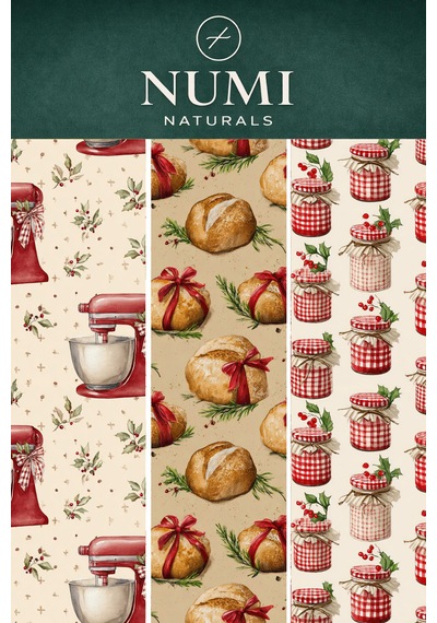 Balmumu Gıda Saklama Bezleri Premium 3 Lü Set 30 30 Cm - Country Pantry Serisi Çok  Renkli