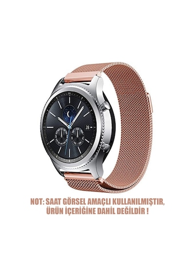 Microsonic Huawei Watch 3 Milanese Loop Kordon Rose Gold