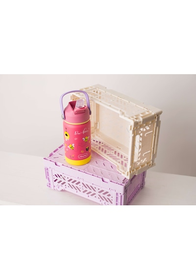 Sipnjoy - Flipsip Çocuk Su Termosu 360 Ml - Bee Honey