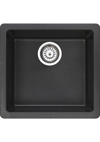 Bloom Platin 400 Granit Eviye Siyah 40 x 40 CM