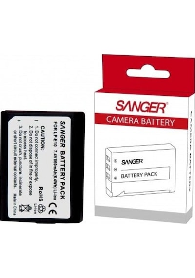 Sanger Lp-E10 Canon Uyumlu Batarya