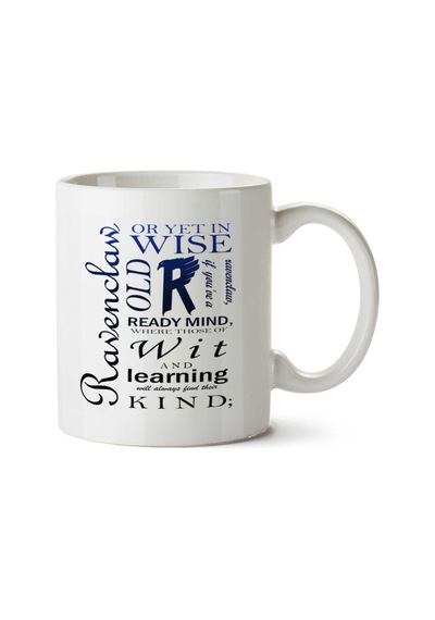 Hp R Ravenclaw İki Tarafı Baskılı Kupa Bardak Çok Renkli