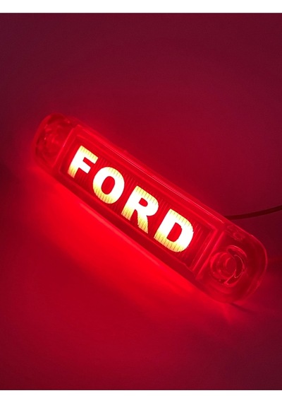 Ahmet Otomotiv 5 Adet Ford Yazılı Parmak Led Kırmızı Renk
