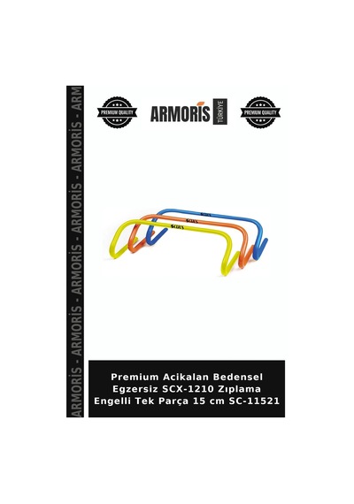 Premium Acikalan Bedensel Egzersiz Scx-1210 Zıplama Engelli Tek Parça 15 Cm Sc-11521 Çok Renkli