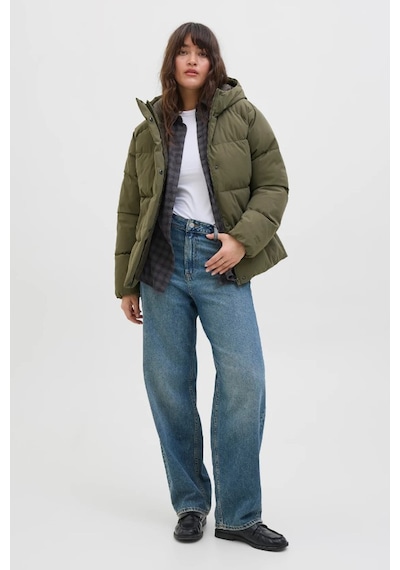 Jack & Jones Jxglobal Kadın Mont Mavi