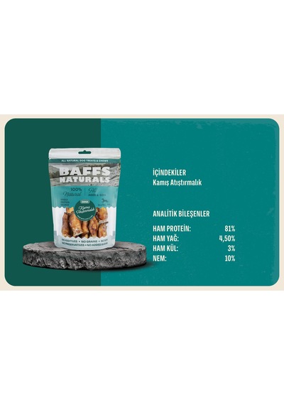 Baffs Naturals Dana Mini Kamış Köpek Ödül Maması 100 G