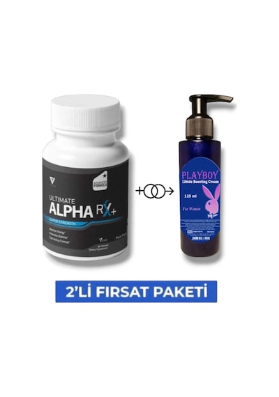 Alpha Rx Erkeklere Özel Ürün 30lu Dstklyci Muzice Libdo Arttrc Krem 125 Ml