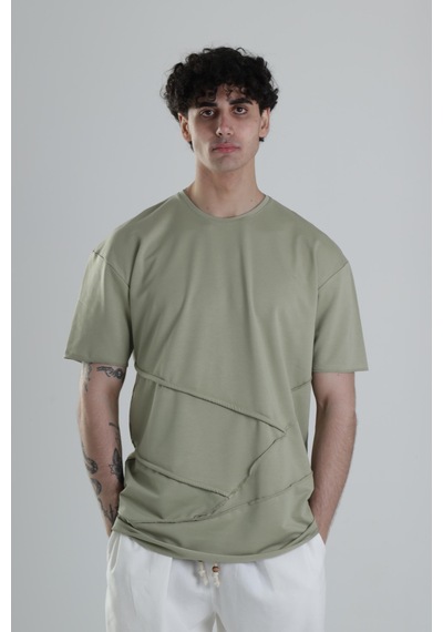 Cocopelli Yes İl Halat Detaylı Tasarım T-shirt Coc1849 Siyah