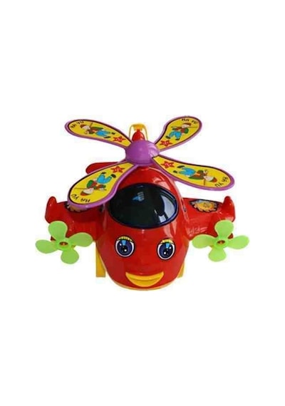 Oyuncak Uçak Helikopter Bastonlu Ittirmeli Çocuk Oyuncağı