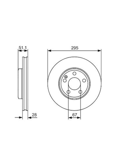 Mercedes Gla 156 Serisi Gla 220d 2.1 2015-2019 Bosch Ön Disk 295mm Netpar9a01 2 Adet