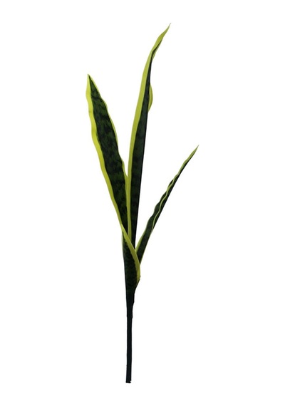 Yapay Bitki Paşakılıcı Sansevieria Demet Sarı Yeşil 65 Cm