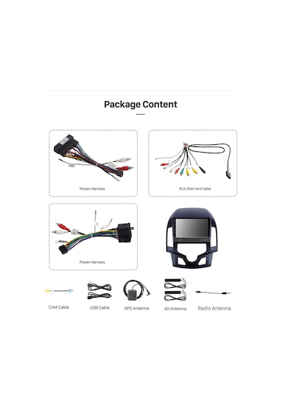 Hyundaı İ30 A/c 2009-2012 Uyumlu Multimedya Navigasyon Usb Kamera Carplayer