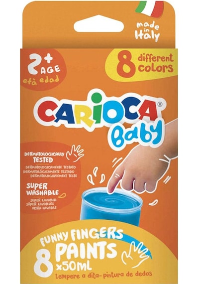 Carioca Baby Parmak Boyası 8 Renk 50Ml 43174
