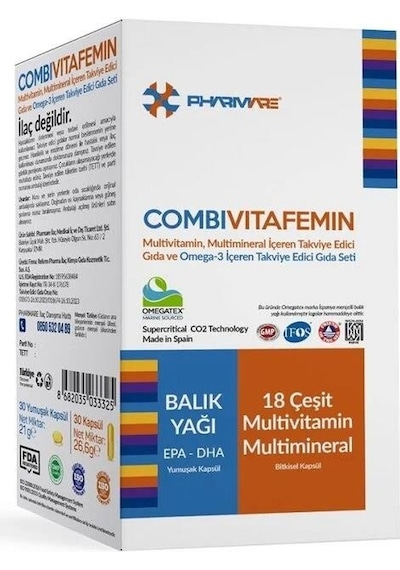Pharmare Combivitafemin 30 Kapsül