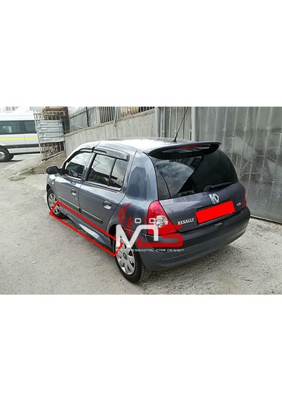 Renault Clio 2 Uyumlu Marşpiyel Sağ Sol Tk Fiberglass Boyasız