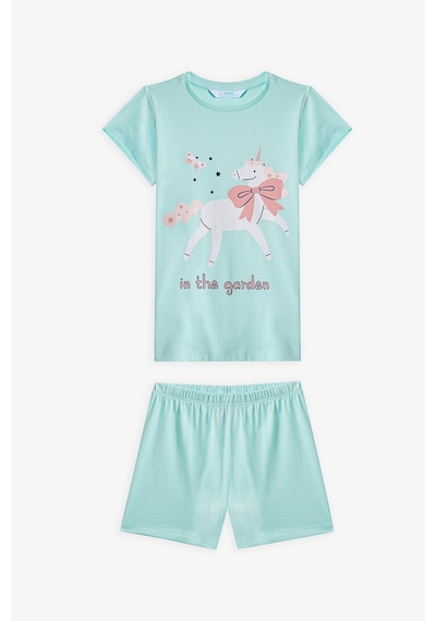 Penti  Mint Yeşili Kız Çocuk in The Garden Pamuklu 2'li Pijama Takımı