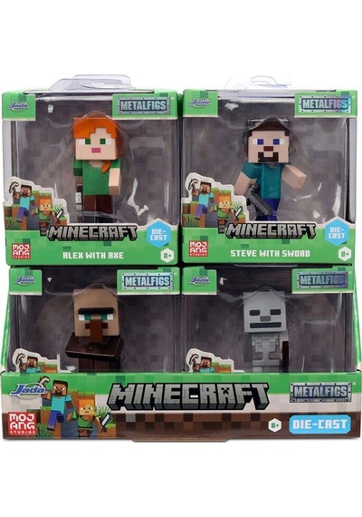 9385138300w04 Minecraft Figures 2 5 Wave 4die-cast Pop-culture Co