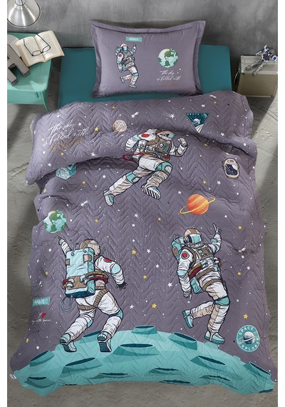Clasy %100 Pamuk Tek Kişilik Dört Mevsim Seti Space