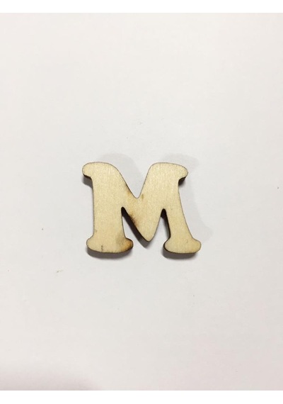 2.5 Cm Ahşap Harf ve Rakamlar - M