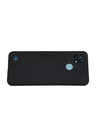Realme C21 Kılıf Nano İçi Kadife Silikon - Lacivert Standart