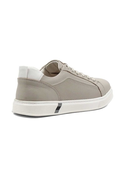 Erkek Gri Baskılı Kalın Tabanlı Sneaker
