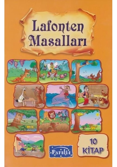 Lafonten Masalları Seti - 10 Kitap Takım- Parıltı Yayınları
