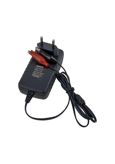 Weko 7.2 Volt 2 Amper Krokodil Uçlu Priz Tip Ledli Yerli Üretim Akü Şarj Cihazı