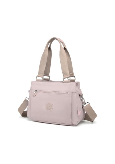 Krinkıl Kumaş Kadın Omuz Çantası Smart Bags 1125 Kum Kum