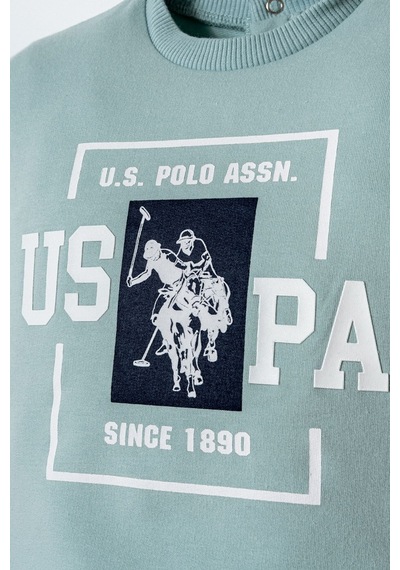 U.s. Polo Assn. Erkek Bebek Yeşil Şort Takım Usb2868-c-v3 Yeşil