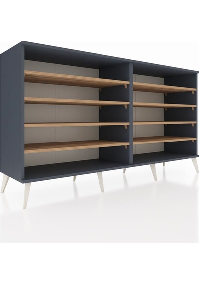 Hyperion Konsol 8 Raflı 176x44x99 Antrasit-antrasit/çam Antrasıt/antrasıt - Antrasıt Hyperion Konsol 8 Raflı 176x44x99 Antrasit-antrasit/çam Antrasıt/antrasıt - Antrasıt