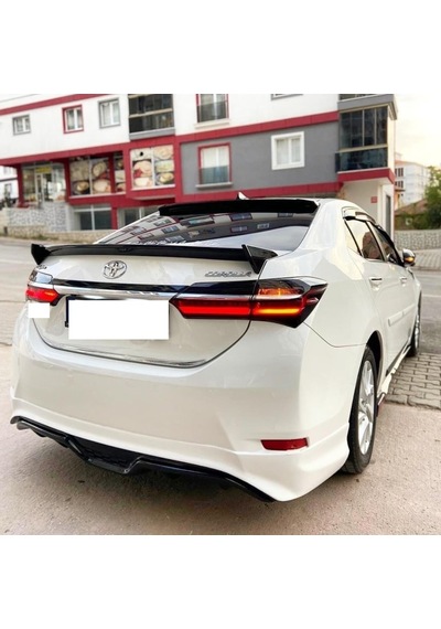Toyota Corolla Custom Arka Tampon Eki 2013-2018