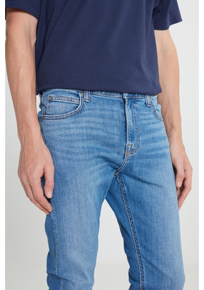 Lee Skinny Fit Çok Dar Kesim Normal Bel Çok Dar Paça Malone Mavi Jean Kot Pantolon