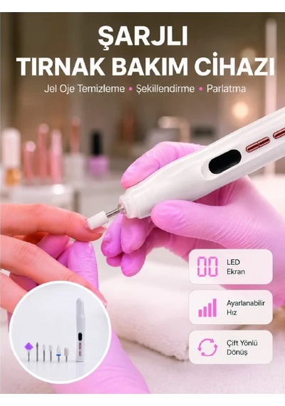 Evde Ve Profesyonel Kullanıma Uygun Tasarımlı Tırnak Bakım Cihazı Mh-hs9006-6107