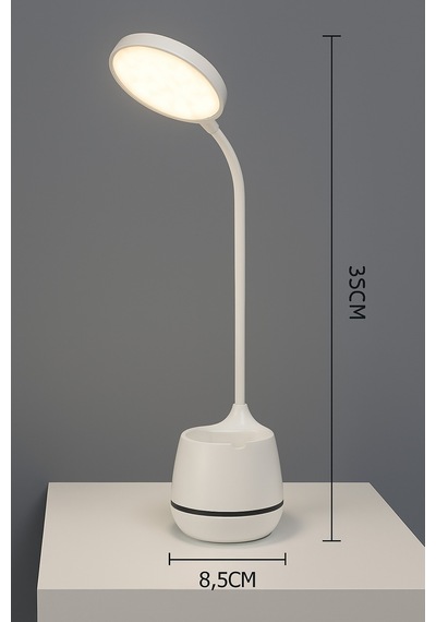 3'ü 1 Arada: Kalemlikli, Telefon Standlı Ve Dokunmatik Led Masa Lambası - 736453108 Diğer
