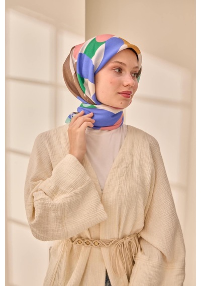 Silk Home Aura Eşarp 140001-10 Mint, Mor, Yeşil, Taba, Pembe, Kahve