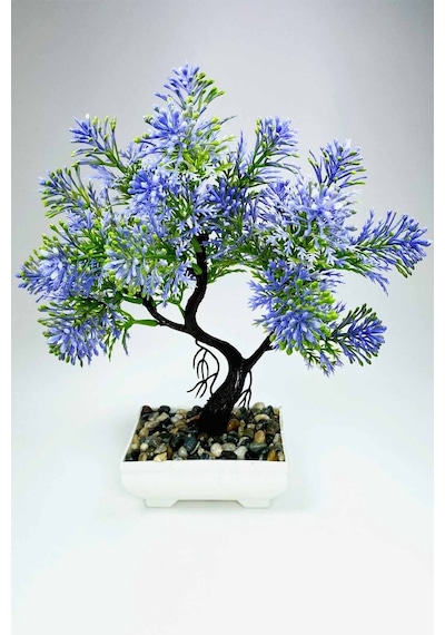 Kasımpatı Bonsai Yapay Ağaç 25x20 Cm Renkli