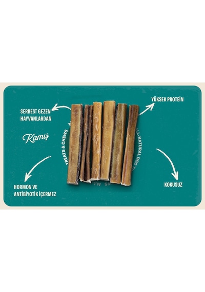 Baffs Naturals Dana Kamış Doğal Çiğnemelik Köpek Ödül Maması 100 G