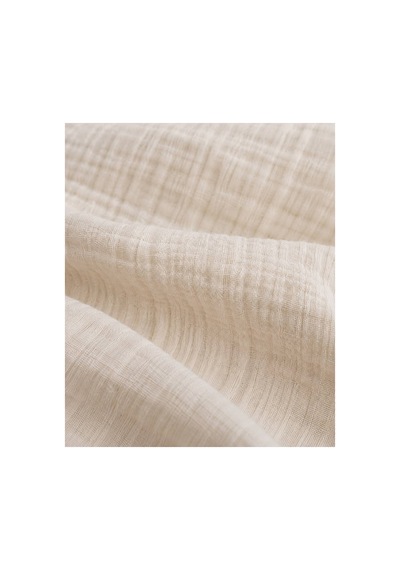 H&c Bebek Müslin Nevresim Takımı 4 Parça Brode Dantel Detaylı Krem 100x150 CM