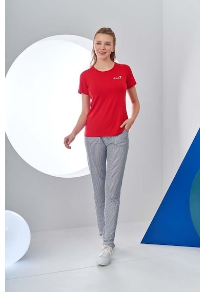 Pjs 24178 Kadın Kısa Kollu Pijama Takımı 001