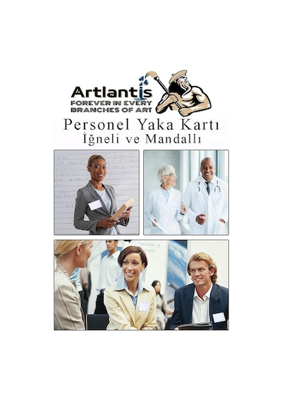 Personel Şeffaf Yaka Kartı İğneli Ve Mandallı 1 Adet Pvc Yaka Kartlığı Kimlik Korumalı Büro Ofis Okul