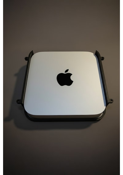 Mac Mini M1 Ve M2 Masa Sabitleme Aparatı Siyah