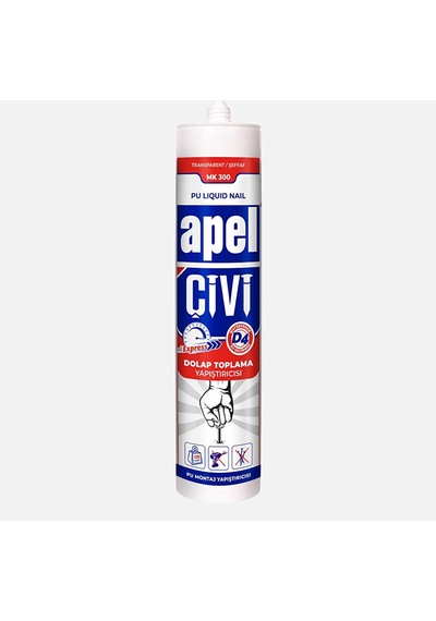 Apel Mk300 Silikon Sıvı Çivi Hızlı Yapıştırıcı 3 Adet