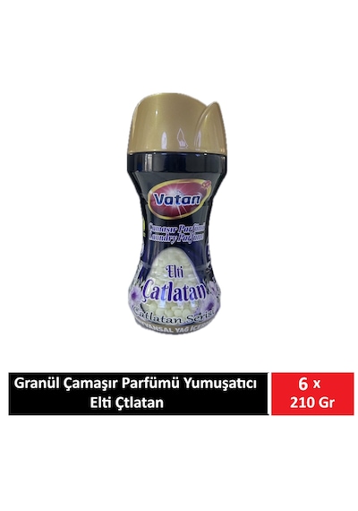 Vatan Granül Çamaşır Parfümü Ve Yumuşatıcı Elti Çatlatan 210 Gr X 6 Adet 6'lı Set